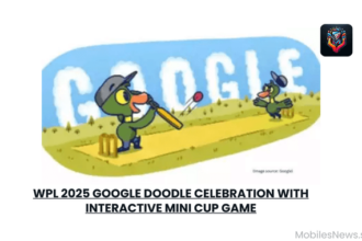 WPL 2025 Google Doodle Celebration with Interactive Mini Cup Game